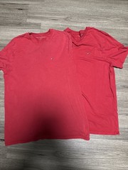 Two Tommy Hilfiger T-Shirts, One Large, One Medium