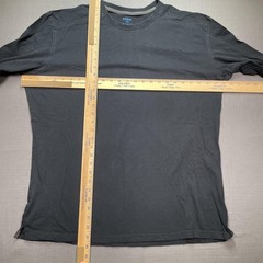 Kuhl Wildfibre Shirt Mens 2XL Black Organic Cotton Long Sleeve Hiking Tee