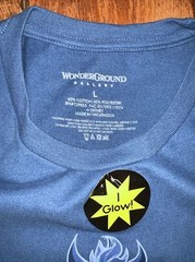 LG Disney Haunted Mansion HAT BOX GHOST Wonder Ground Shirt SUPER SOFT *STAIN*