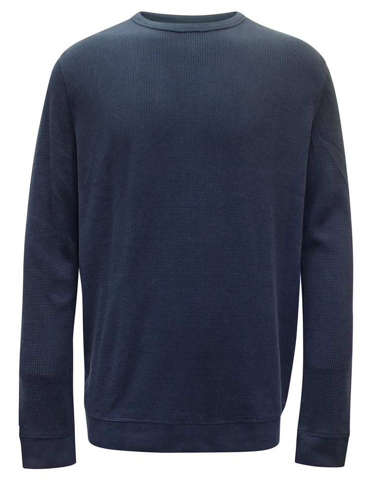 EX Seasalt Mens Navy Inkwell Jackline Waffle Jersey Top M, XL, 2XL RRP £46