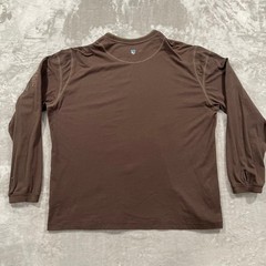 Kuhl Kommando Crew Shirt Mens XXL Brown Wildfibre Long Sleeve Outdoors Hiking