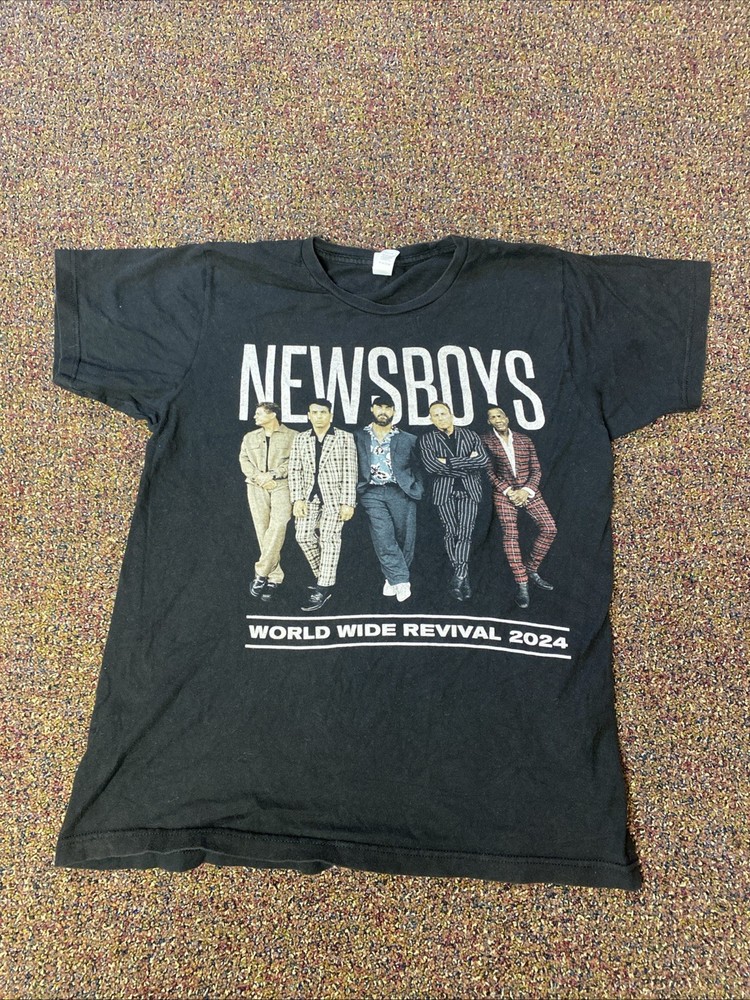 Newsboys World Wide Revival T-shirt Size Medium
