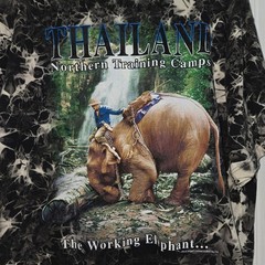 Joligolf Thailand Shirt XL Boxy Northern Training Camps Elephant Graphic 29×29