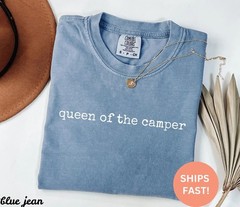Queen of the Camper Shirt, Camping Shirt, RV Shirt, Camper Life T-Shirt