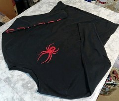 Spyder T-shirt Men’s Size XL Black Long Sleeve Logo Graphic 100% Cotton