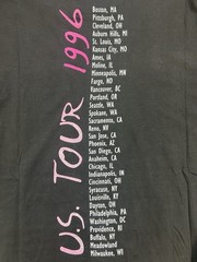 Vintage Neil Diamond US Tour 1996 Souvenir T Shirt Sz XL Tour Champ El Salvador