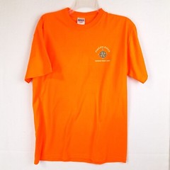 Nantahala Shirt M Bright Orange Outdoor TN Smoky Mountains Pidgeon River Casual