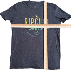 Rip Curl Men’s Blue Surf Co Graphic Logo Crew Neck Tee Shirt Size M