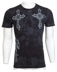 Xtreme Couture by Affliction Men’s T-Shirt Stone Ranger Biker Cross