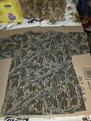 Vintage Mossy Oak Camo Single Stitch Pocket Tee T Shirt Men’s Made In The USA