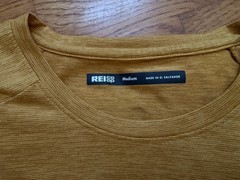 REI Co-Op Polyester Short Sleeve Active Performance T-Shirt – M, Heather Orange