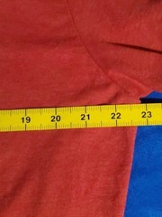 Disney Parks Mickey Mouse Shirt Adult Large Red Front Graphic Crew Neck