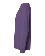 🔥 ComfortWash by Hanes Garment-Dyed Long Sleeve T-Shirt GDH200 Grape Soda 2XL