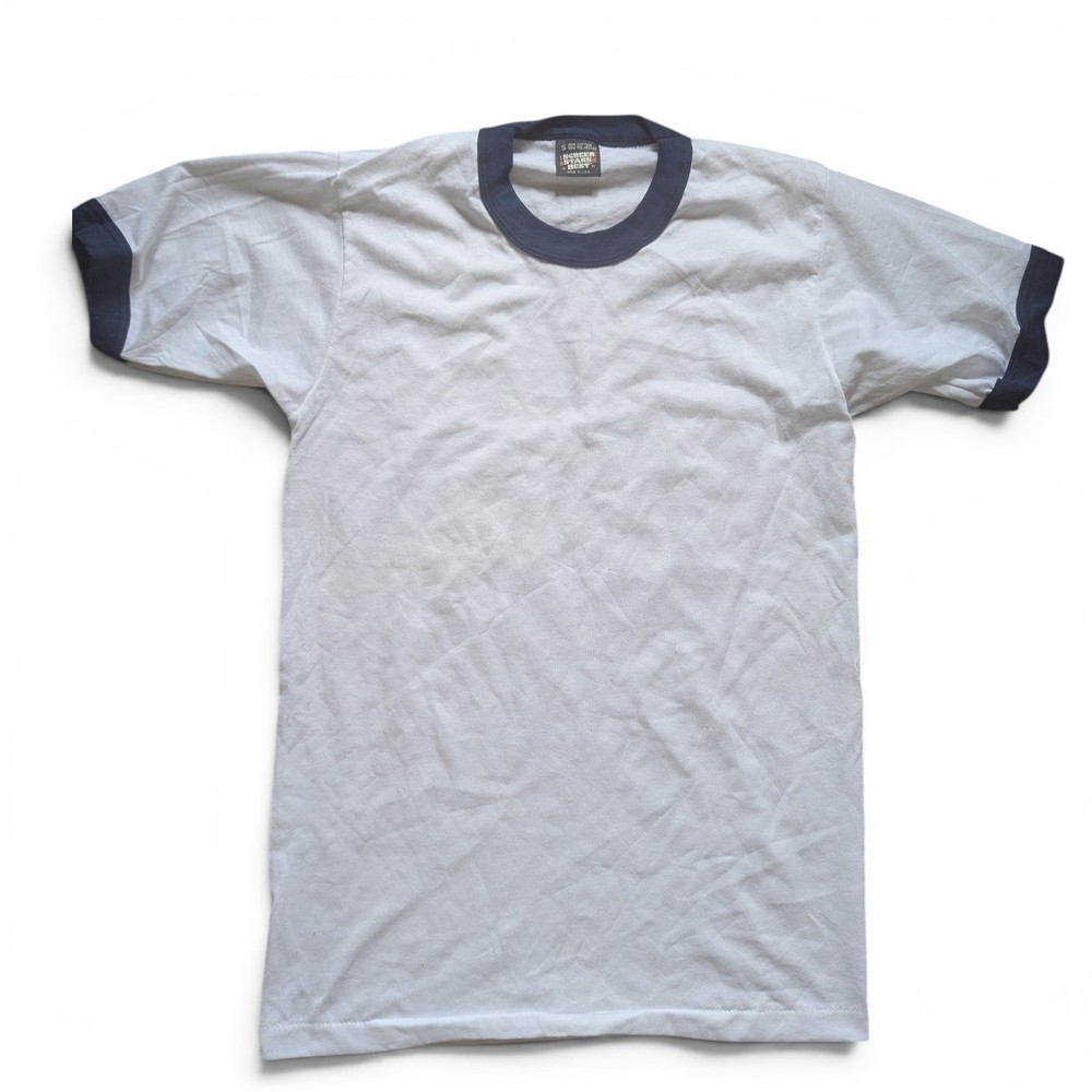 Never Used Single Stitches Screen Star 70s vintage small Ringer t shirt