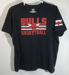 Chicago Bulls Short Sleeve T-Shirt Adult 2XL Black