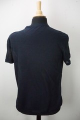 Isaia Napoli 100% Linen Navy Blue Short Sleeve T Shirt Sz M Brand New