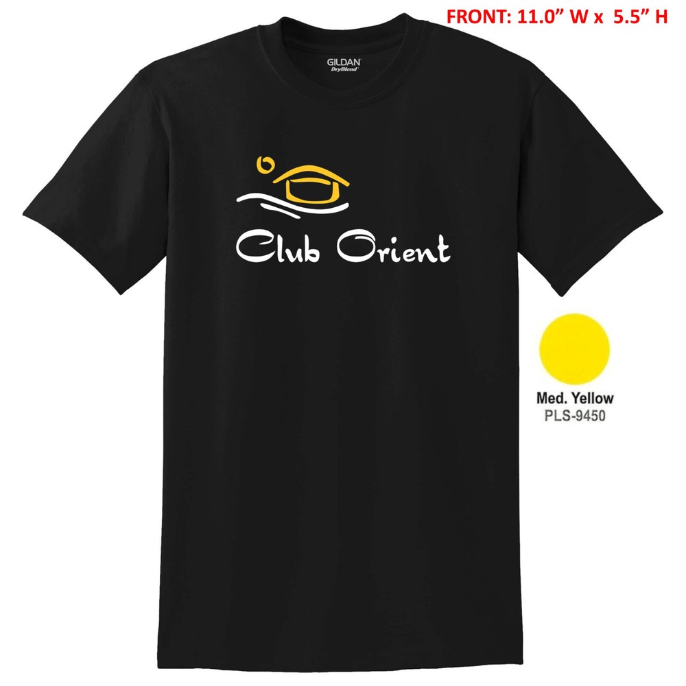Club Orient T-shirt – Adult S-3X – Choose from 5 Shirt Color Options NEW!