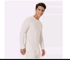 Hanes Men’s Waffle Knit Thermal Shirt Long Sleeve MEDIUM NWT