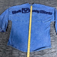Disney Parks Spirit Jersey Walt Disney World Mineral Wash Blue Mens Medium M