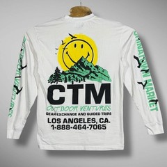 Chinatown Market Smiley Originals Long Sleeve T Shirt Outdoor Ventures Medium