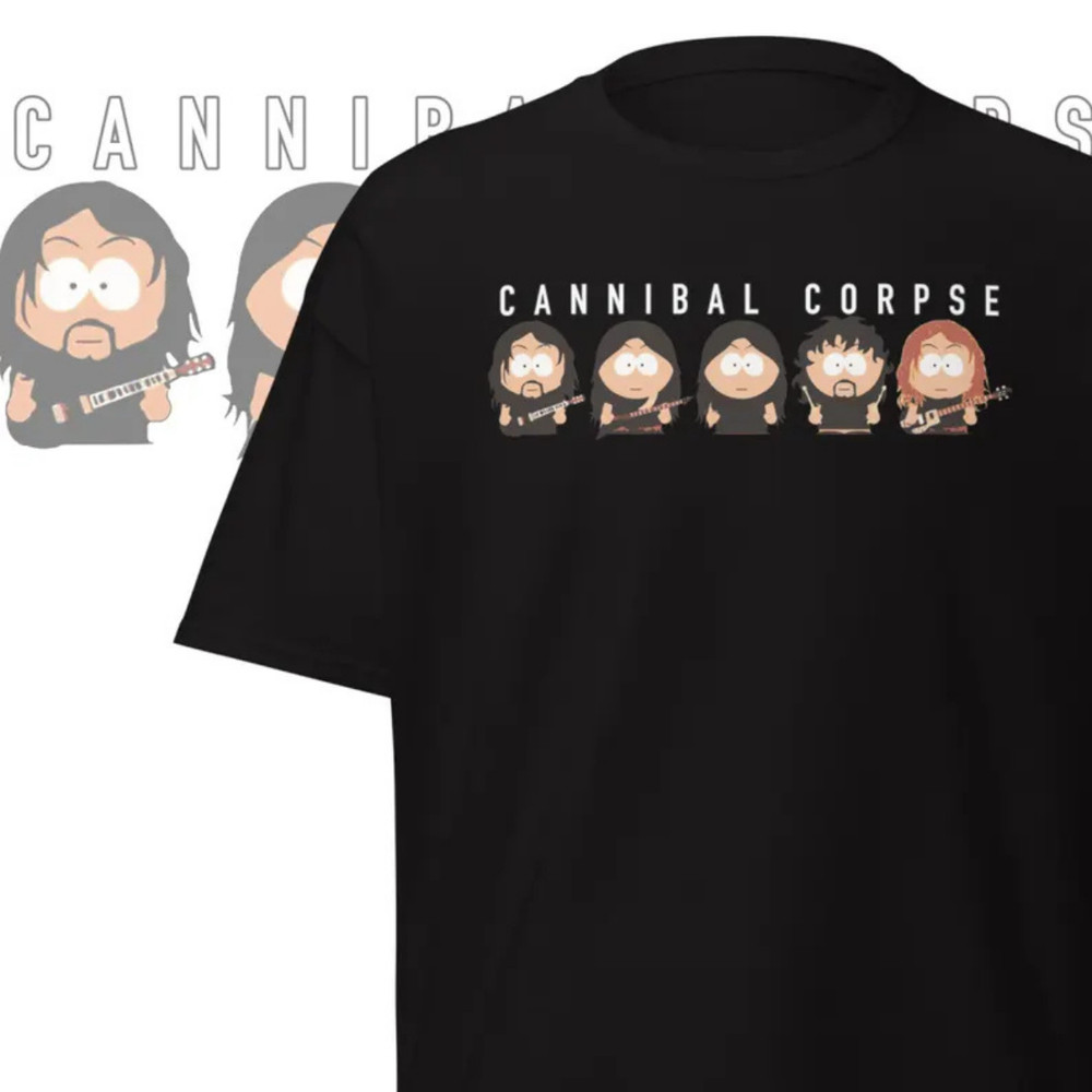 Cannibal Corpse Parody T-Shirt Funny Death Metal Humor Merch Extreme
