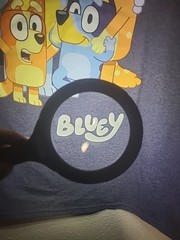 Bluey New Adult T-Shirt -Chilli Bandit Bingo Bluey XL New! With Tags