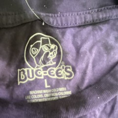 Buc-ee’s Hey Boo Buc-ee Beaver Purple Tie-Dye Glow Dark Halloween T-Shirt L