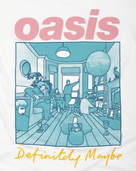 Official Oasis T Shirt Definitely Maybe Illustration Colour Reunion Tour New