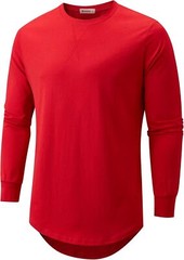 Mens 100% Cotton Pre-Shrunk Longline Crewneck T-Shirt Hip Hop Urban Style S-4XL