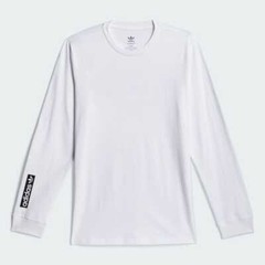 AUTHENTIC ADIDAS 4.0 CIRCLE L/S WHITE T SHIRT IU2551