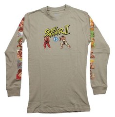 Street Fighter II New Adult T-Shirt Battle Power Move Group Back