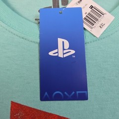 PlayStation Shirt Mens 2XL XXL Green PS4 PS5 Sony Video Gaming Gamer Logo NWT B