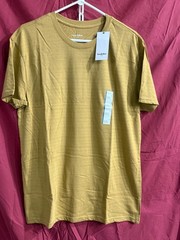 Goodfellow Co – Gold – Mens Short Sleeve T-Shirt – LARGE