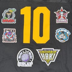 DIM MAK X ONE PIECE – Straw hat crew JERSEY BLACK YELLOW SIZE S