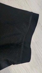 Boss By Hugo Boss Men Black Tee Shirt Front Pocket Logo Ribbed Cuff & Collar XL