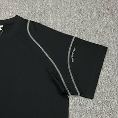 Mertra Raglan Sleeve Oversized T-Shirt with Seam Line Embroidered Logo