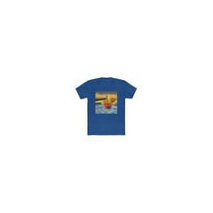 Happy Hour on Sifnos (Greece)- — Men’s Fitted Cotton Crew Tee