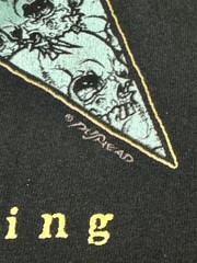 Metallica King Nothing T-Shirt XL Pushead Skull Faded Charcoal Boxy Band Tee