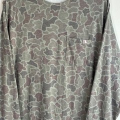 Local Boy Outfitters Shirt Mens XL Green Camo Long Sleeve Bamboo Blend Pocket