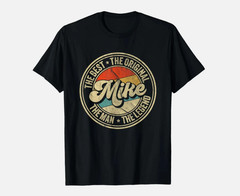 Men’s Casual Retro Geometric Cotton Graphic T-Shirt NEW