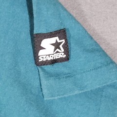 Vintage 90s Starter Logo T-Shirt Mens Size Xl Green Single-Stitch