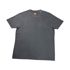 Common People Popcorn Texture Shirt Garment Dye Relaxed Fit Gray M Ribbed Sleek