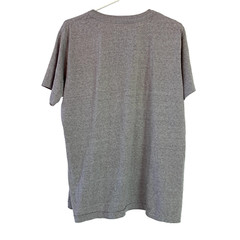 Vintage Army Black Marled Gray Spellout Ringer Tee T-Shirt Shirt Chest 48″