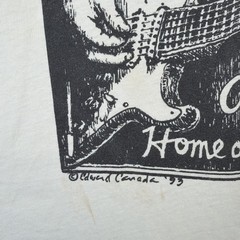Vintage Antones Shirt Mens XL White 90s Home Of The Blues Portrait Art Jazz USA