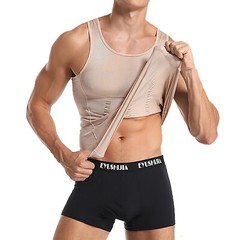 Men’s Compression Muscle Undershirts Gym Workout Slim Tank Top Sleeveless Vest