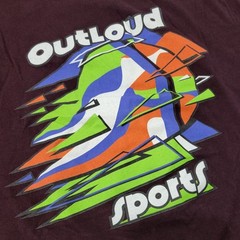 Athletic Union Shirt Size Large OutLoud Sports Graphic Print Shirt LGBTQ Sports