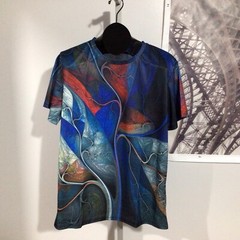 Graphic Prints Vibrant Color Trendy Ultra Soft Casual Short Sleeves Tee Shirts L