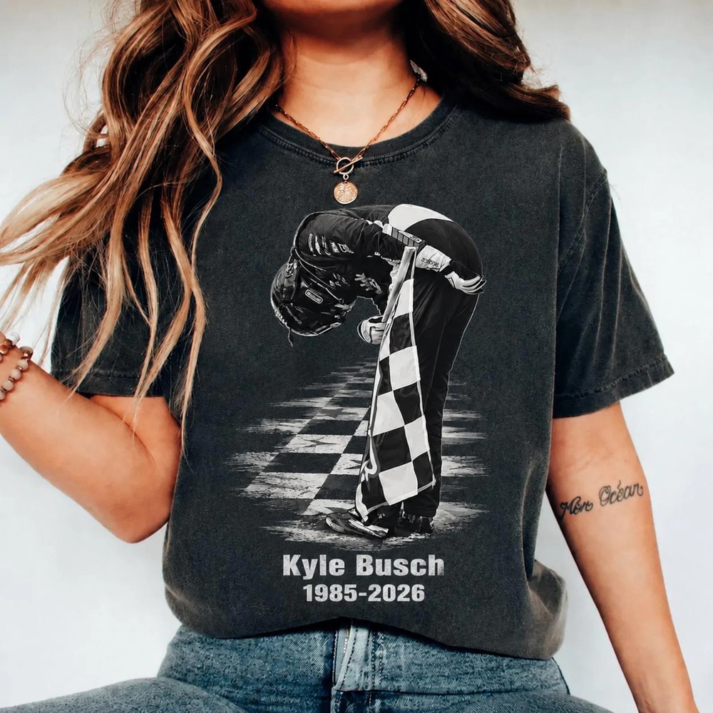 Kyle Busch Tribute TShirt, Rowdy Legend Memorial Tee, RIP Rowdy Shirt