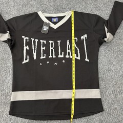 NWT Coney Island Picnic x Everlast Men’s Small Oversized Black Hockey Jersey