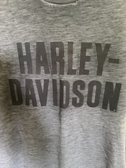 Harley-Davidson Jersey Applique Logo Slim Fit Tee Gray Men’s Size Medium